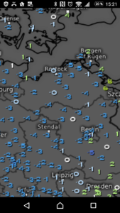 Tiefstemperatur 15.Mai in 5cm